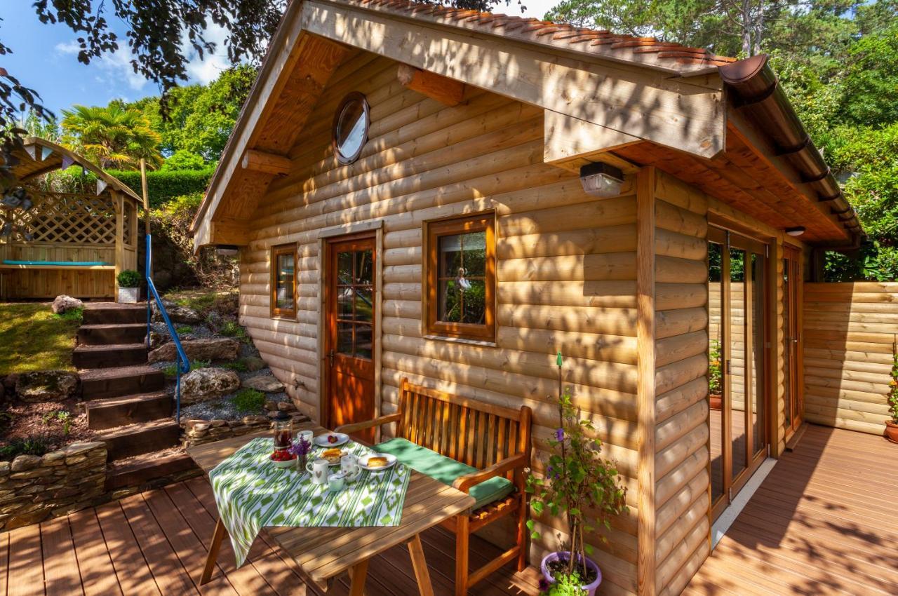 Porthole Log Cabin Minehead Bagian luar foto