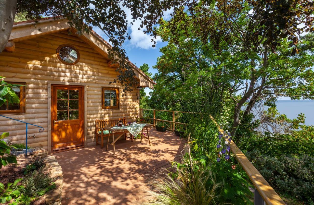 Porthole Log Cabin Minehead Bagian luar foto